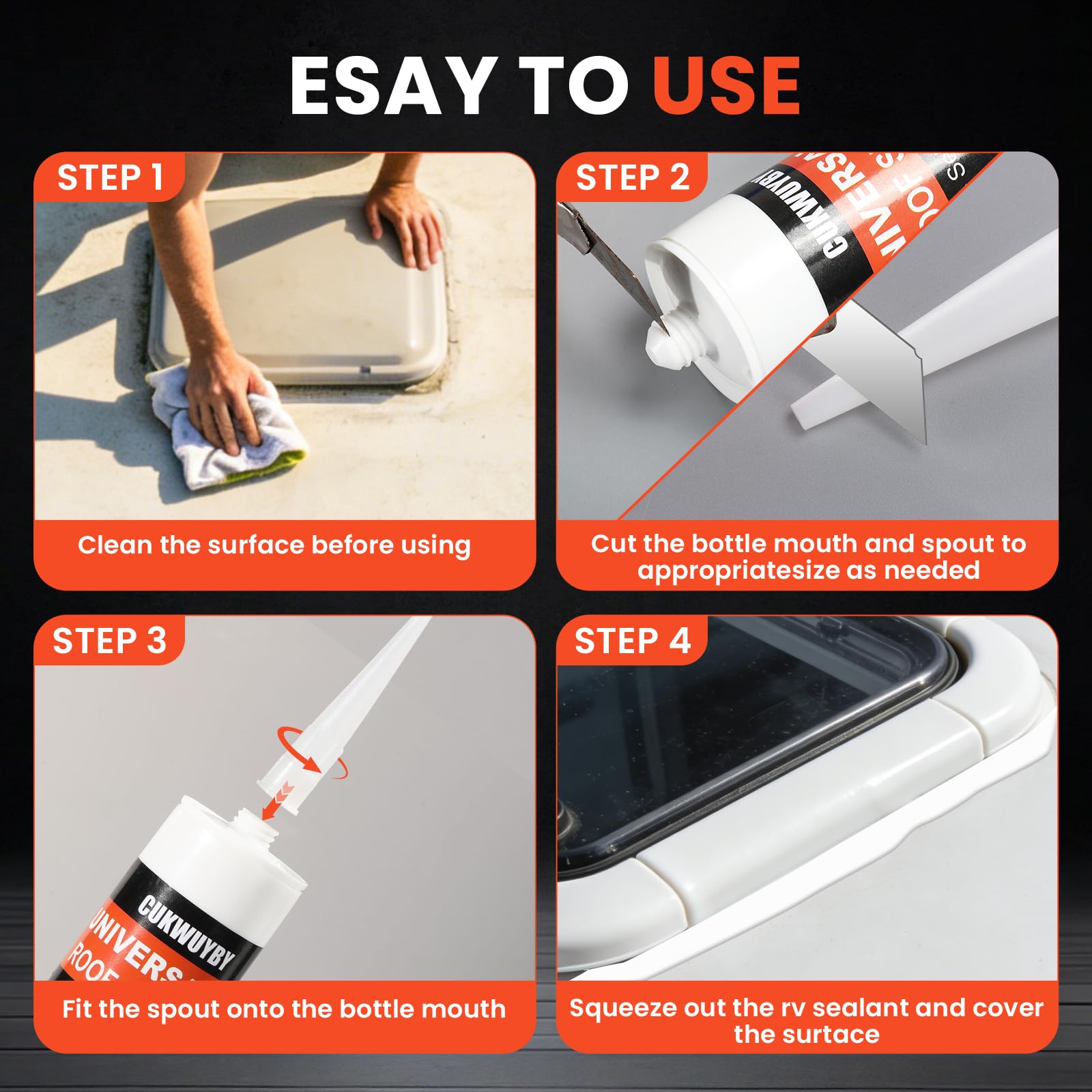 CUKWUYBY used on RV in outdoor setting showing reliable weatherproof protection