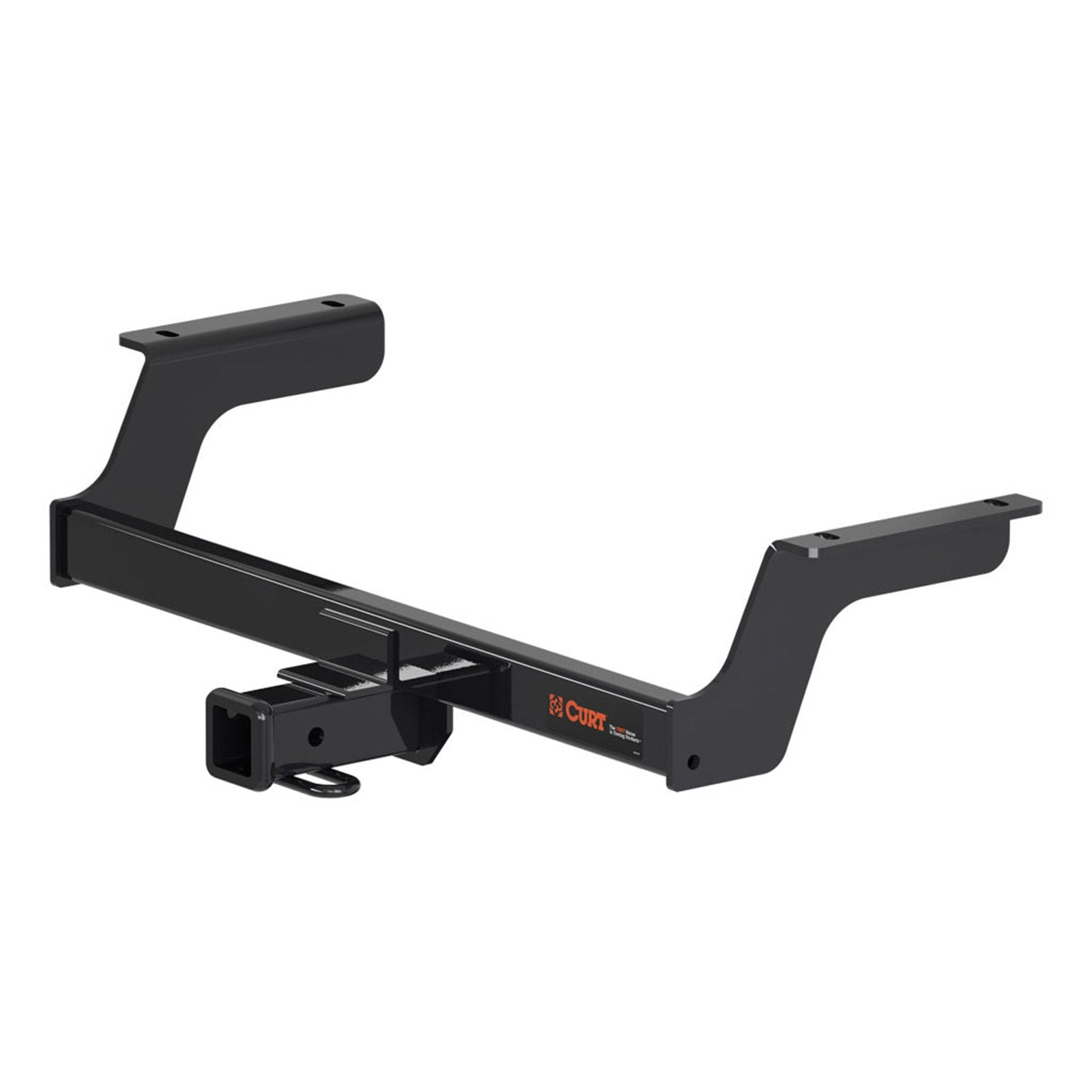 CURT 13382 front-mounted on Crosstrek showing clean integration and strength