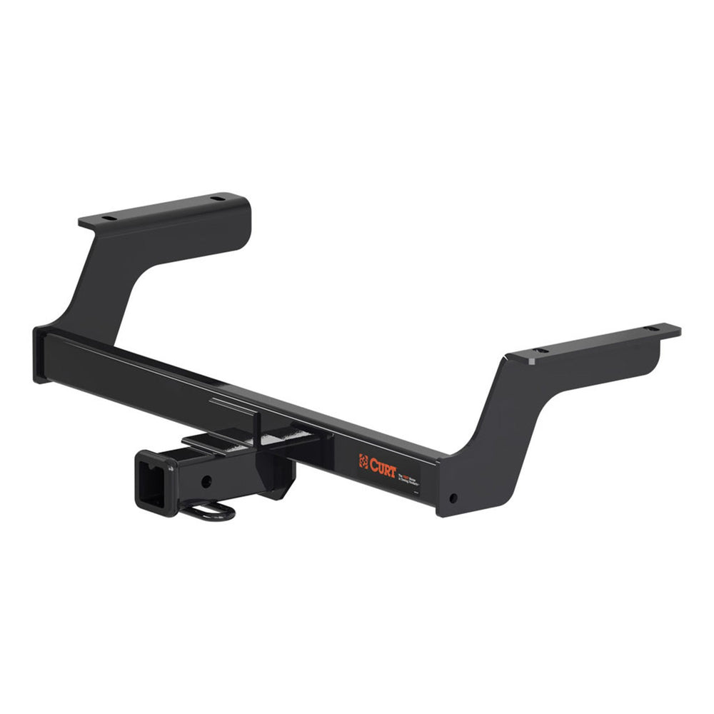 CURT 13382 front-mounted on Crosstrek showing clean integration and strength