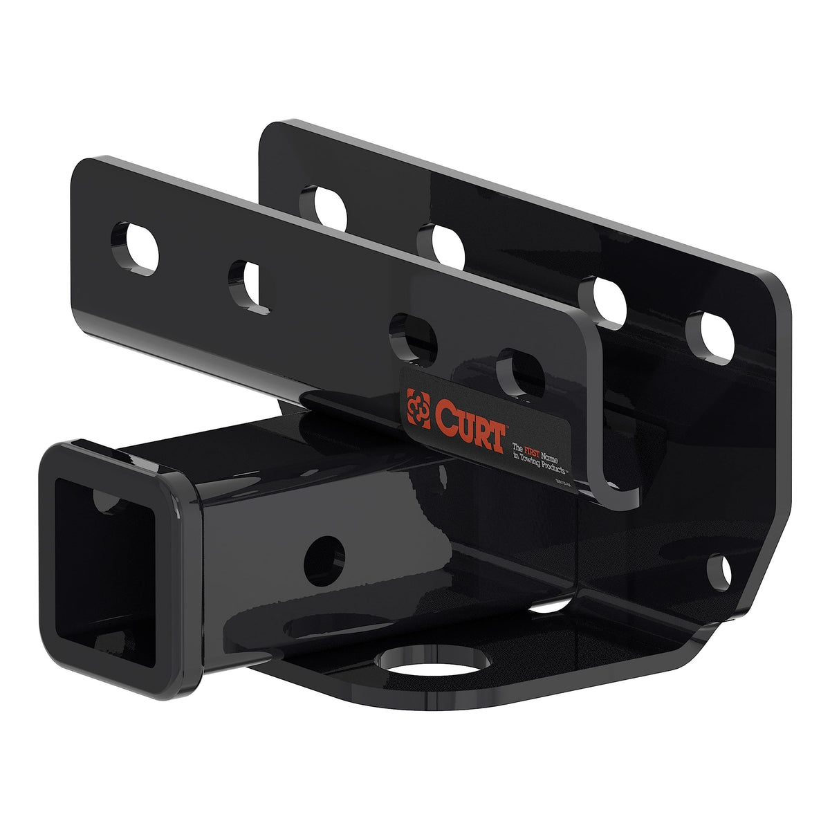 CURT 13493 front view installed on Bronco showing secure mounting benefit