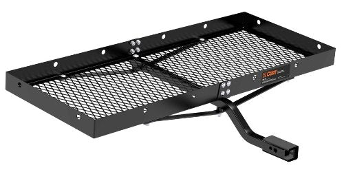 CURT 18110 close-up of mesh floor and edge showing durable anti-corrosion finish