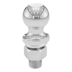 CURT 40002 front view showing chrome finish and stamped size for precise fit