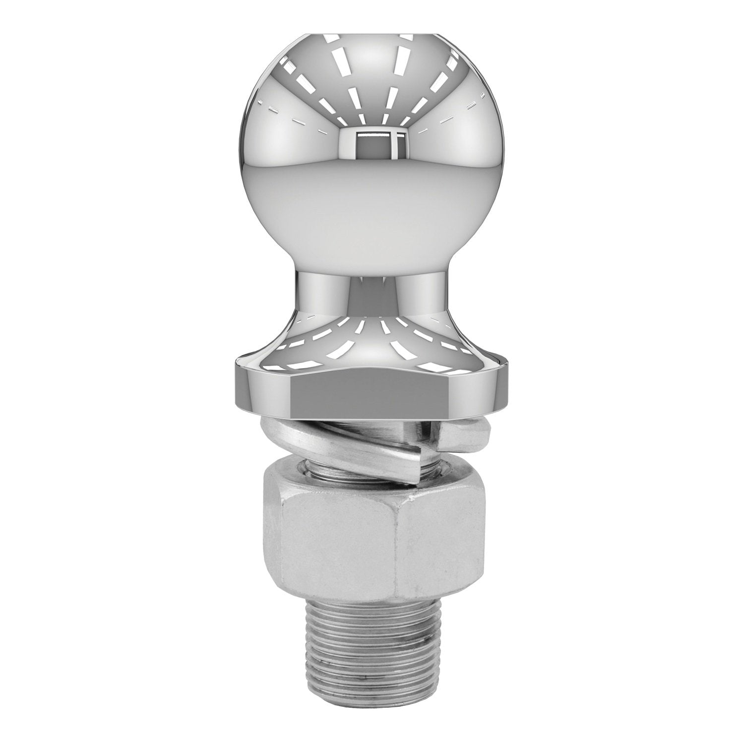 CURT 40002 installed on ball mount demonstrating correct fit and secure fastening