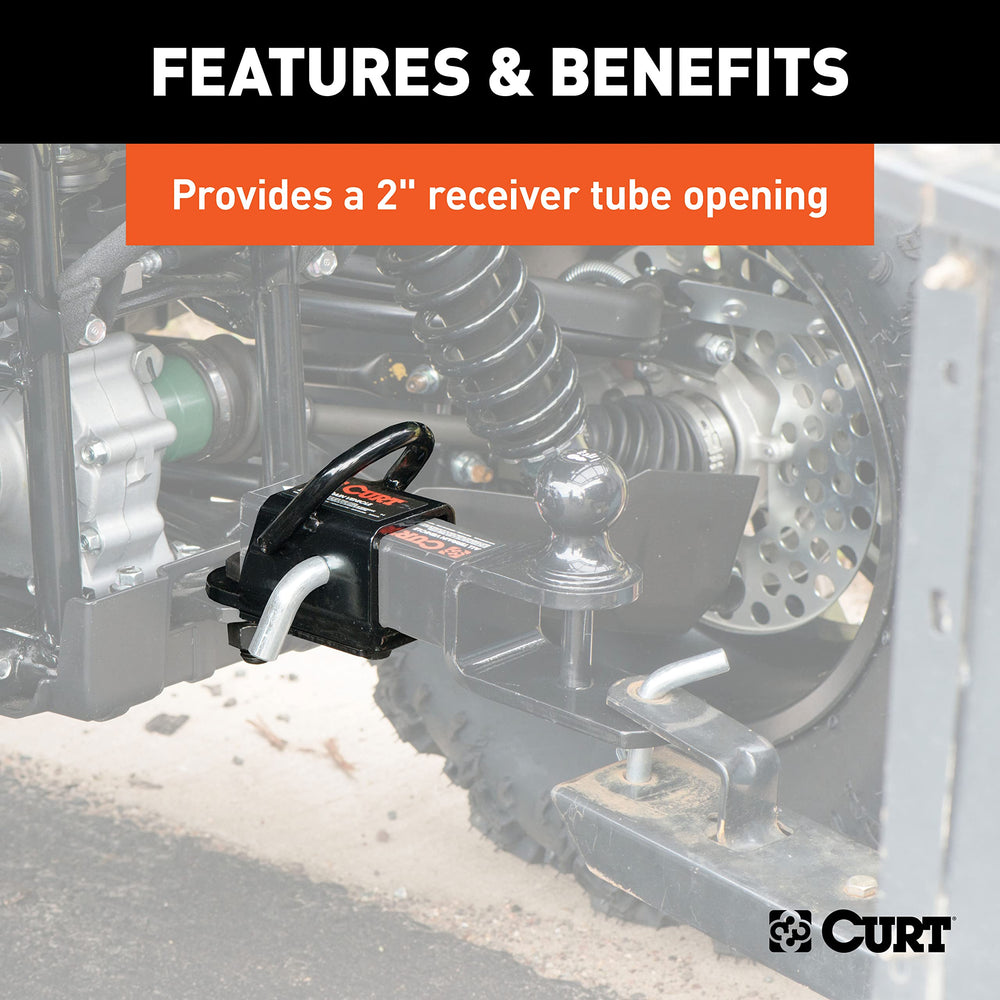 CURT 45006 side profile showing high-strength steel construction benefits