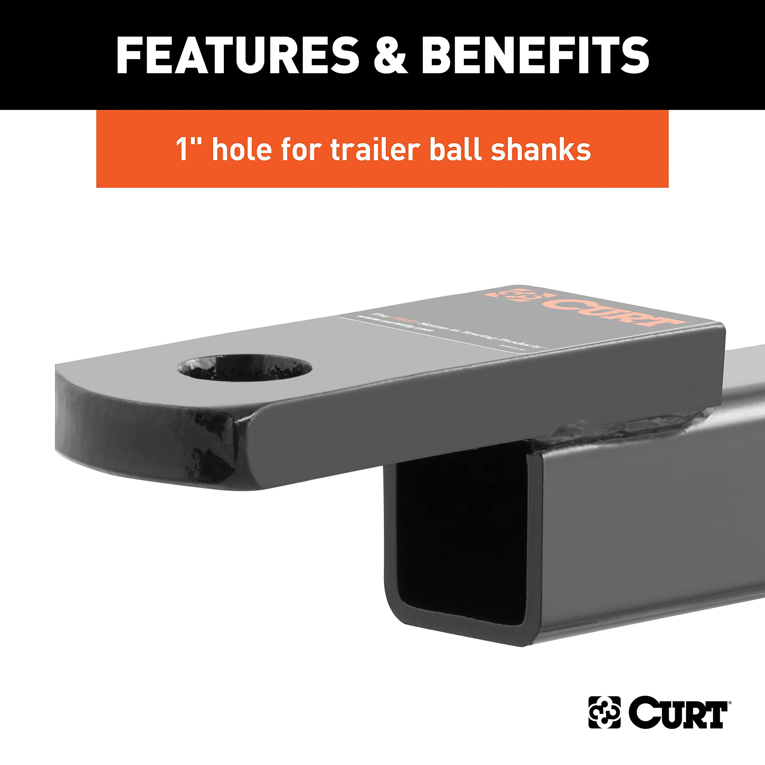 CURT mounted on pickup showing ready-to-tow setup and confidence benefit