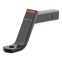 CURT front view of 45070 ball mount showing shank and receiver fit benefit durability