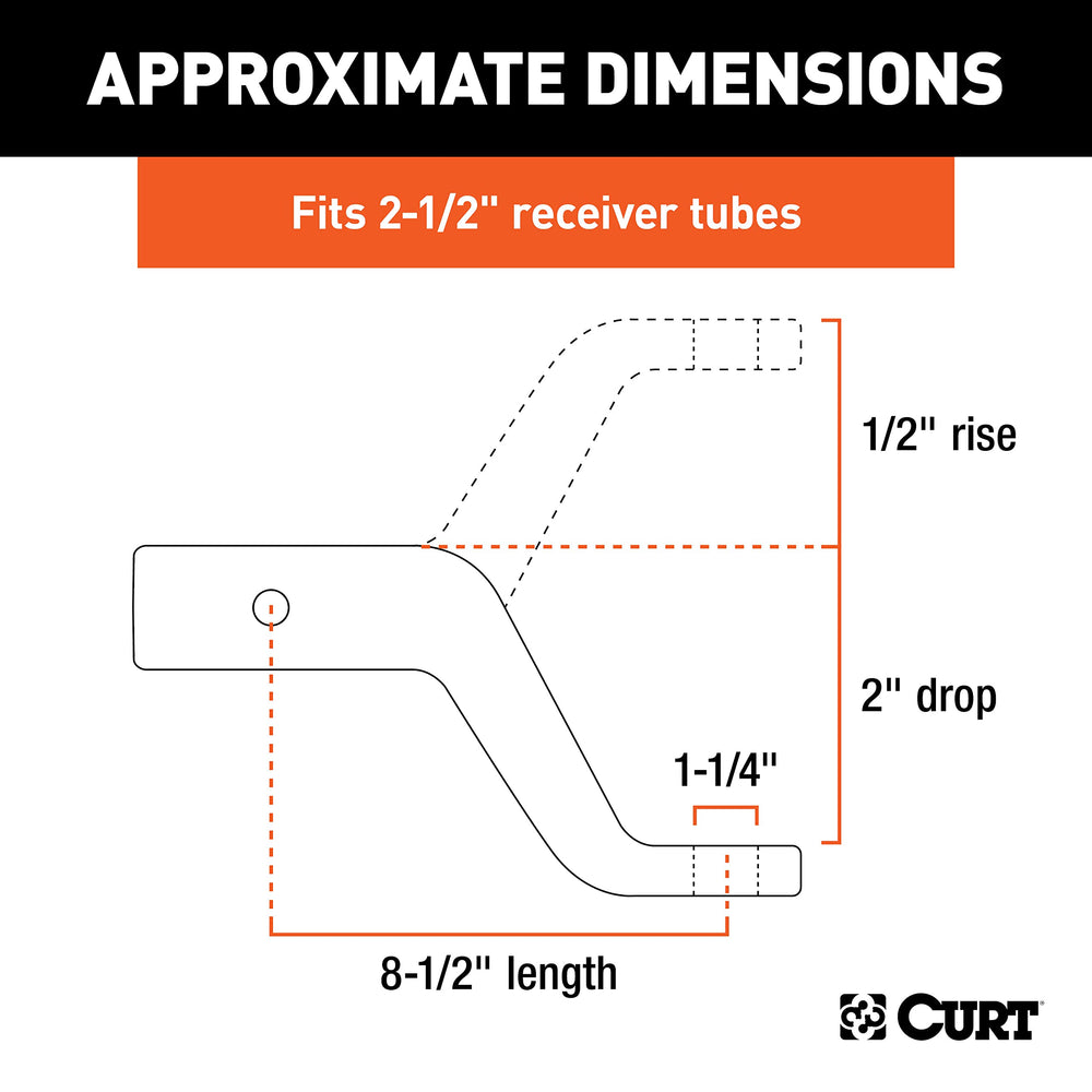 CURT 45456 close-up of forged steel construction showing heavy-duty strength