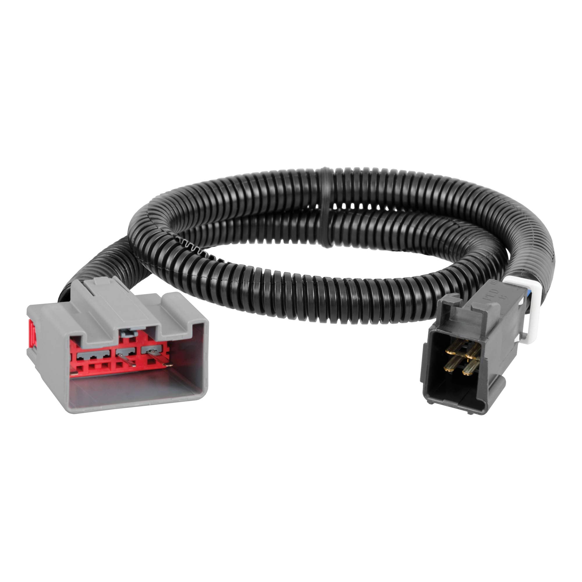 CURT 51436 front plug connector showing vehicle-specific fit and quick installation