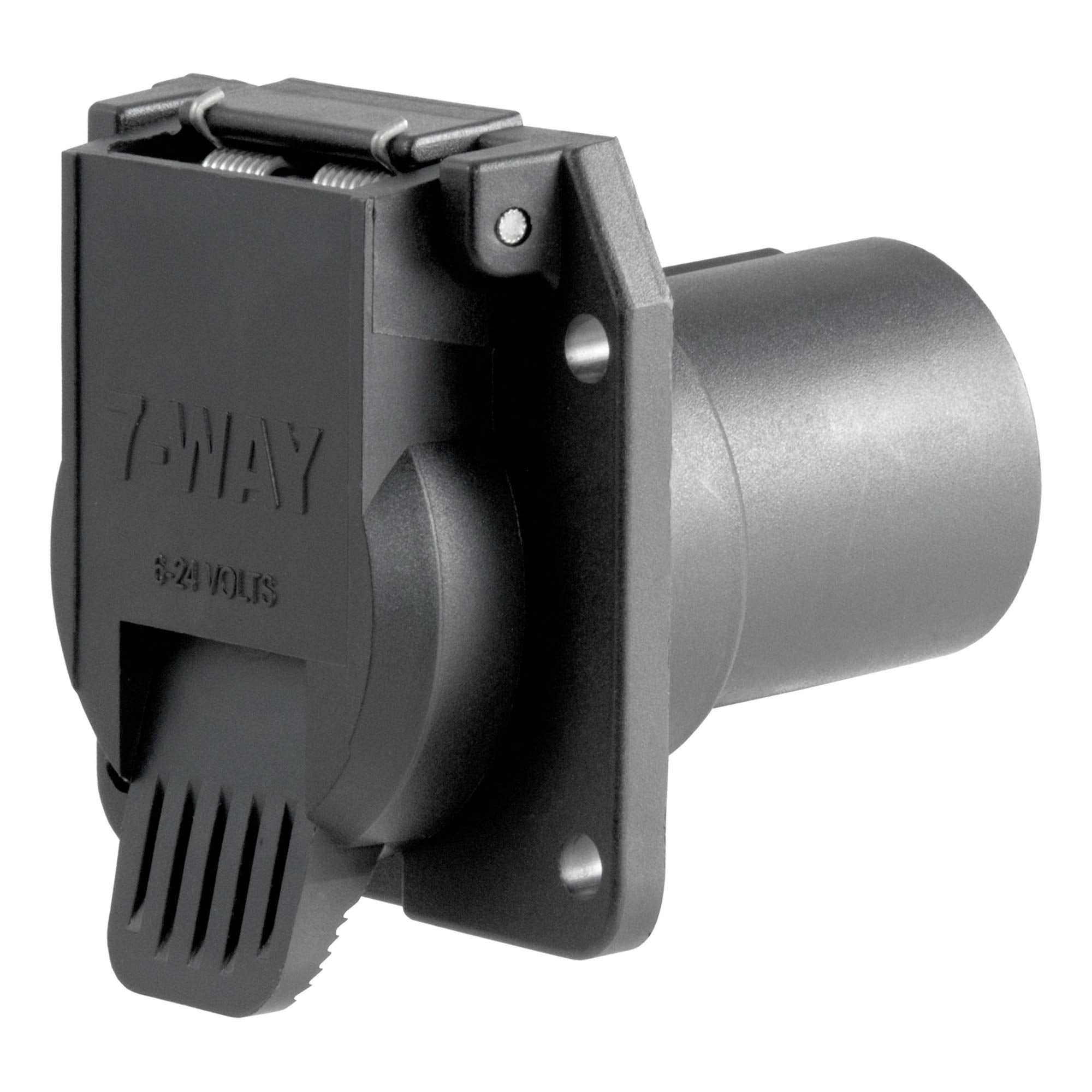 CURT 55415 front socket view showing durable connector and easy hookup
