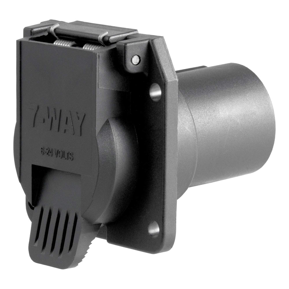 CURT 55415 front socket view showing durable connector and easy hookup