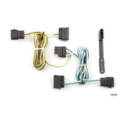 CURT 56020 front connector view showing 4-flat socket for reliable trailer hookup