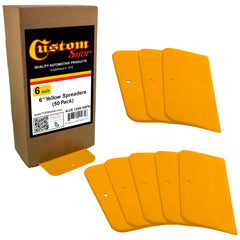 Custom Shop front view of 50-pack spreaders showing quantity and size benefit