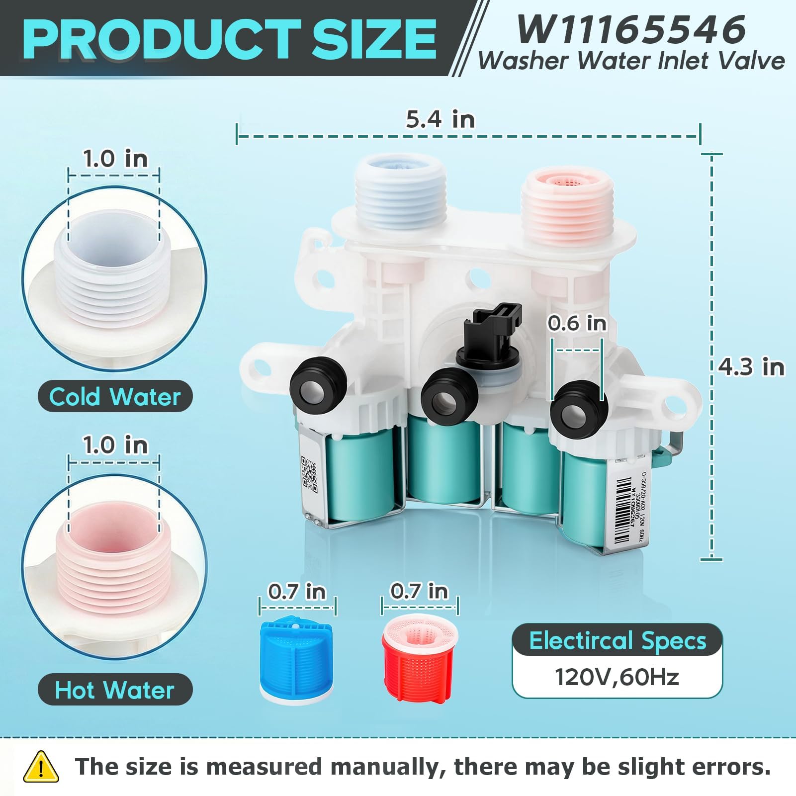 Cusvivid W11165546 electrical connector detail highlighting secure plug fit for reliable signals