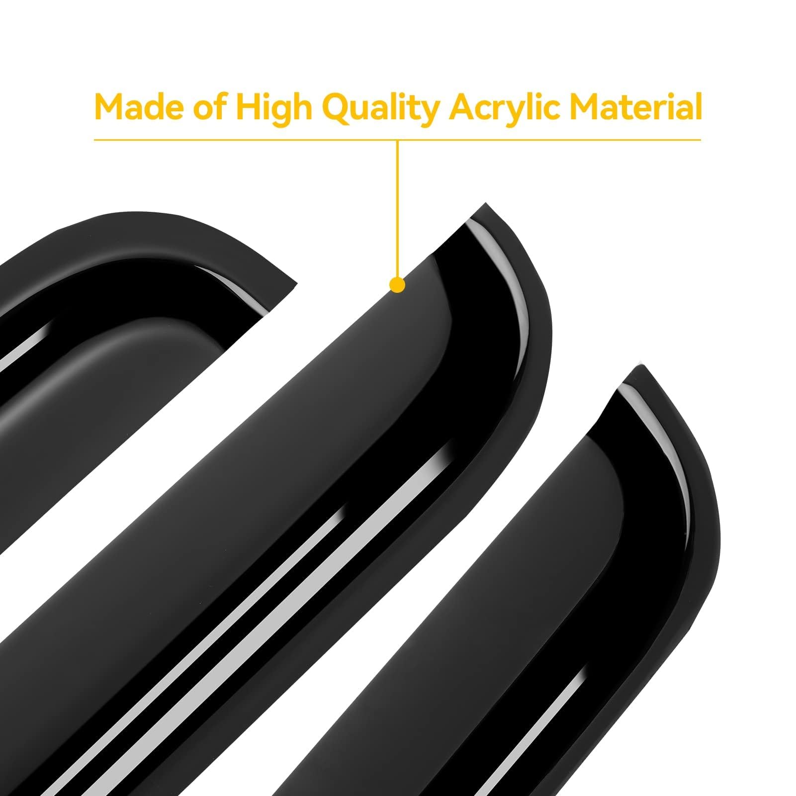 Cxdar tinted reinforced acrylic close-up showing scratch-resistant durable texture
