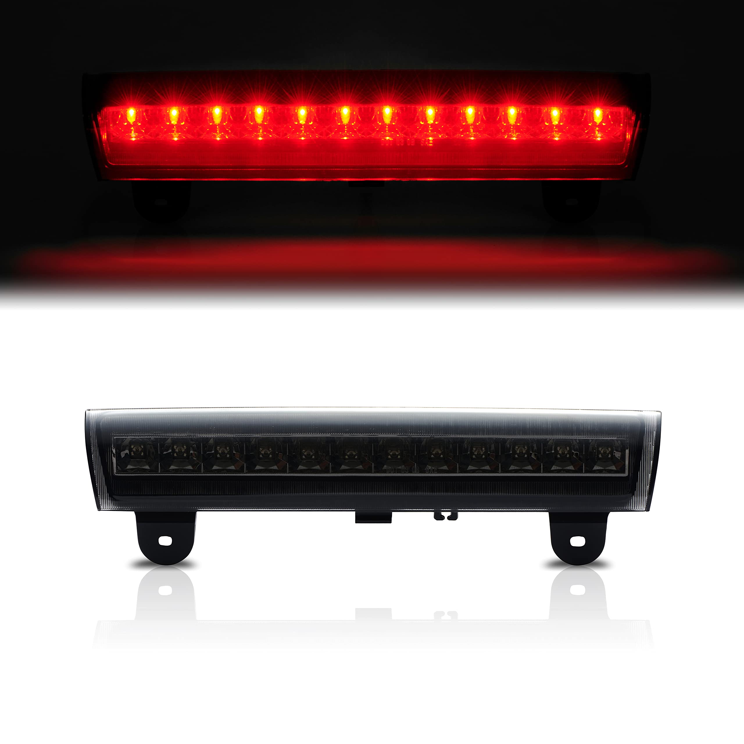 Cxdar front brake light assembly showing fit and bright LEDs benefit safety