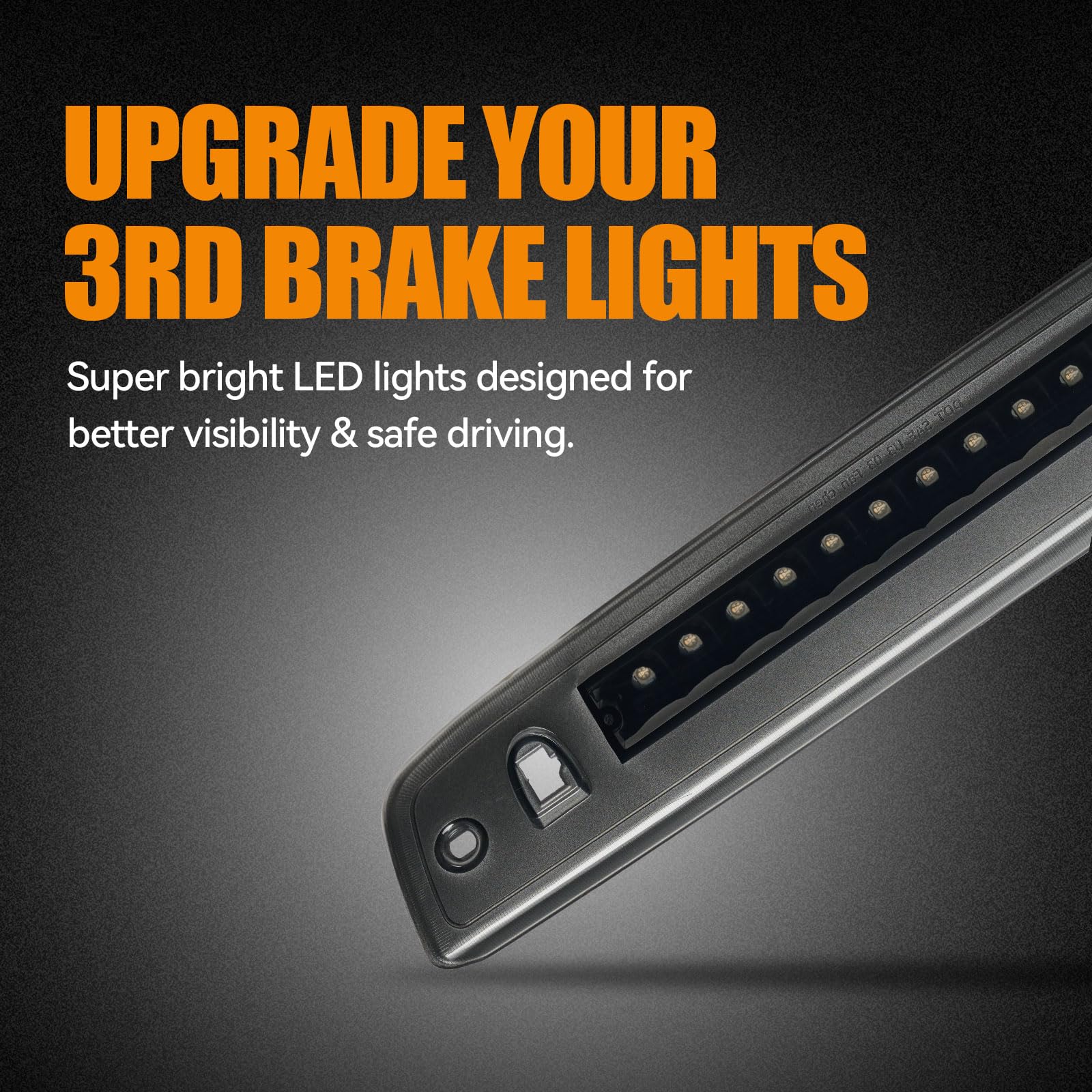 Cxdar side profile showing slim black housing for sleek appearance