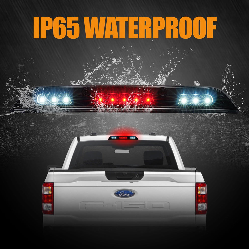 Cxdar installed on Ford F150 rear demonstrating improved brake visibility benefit