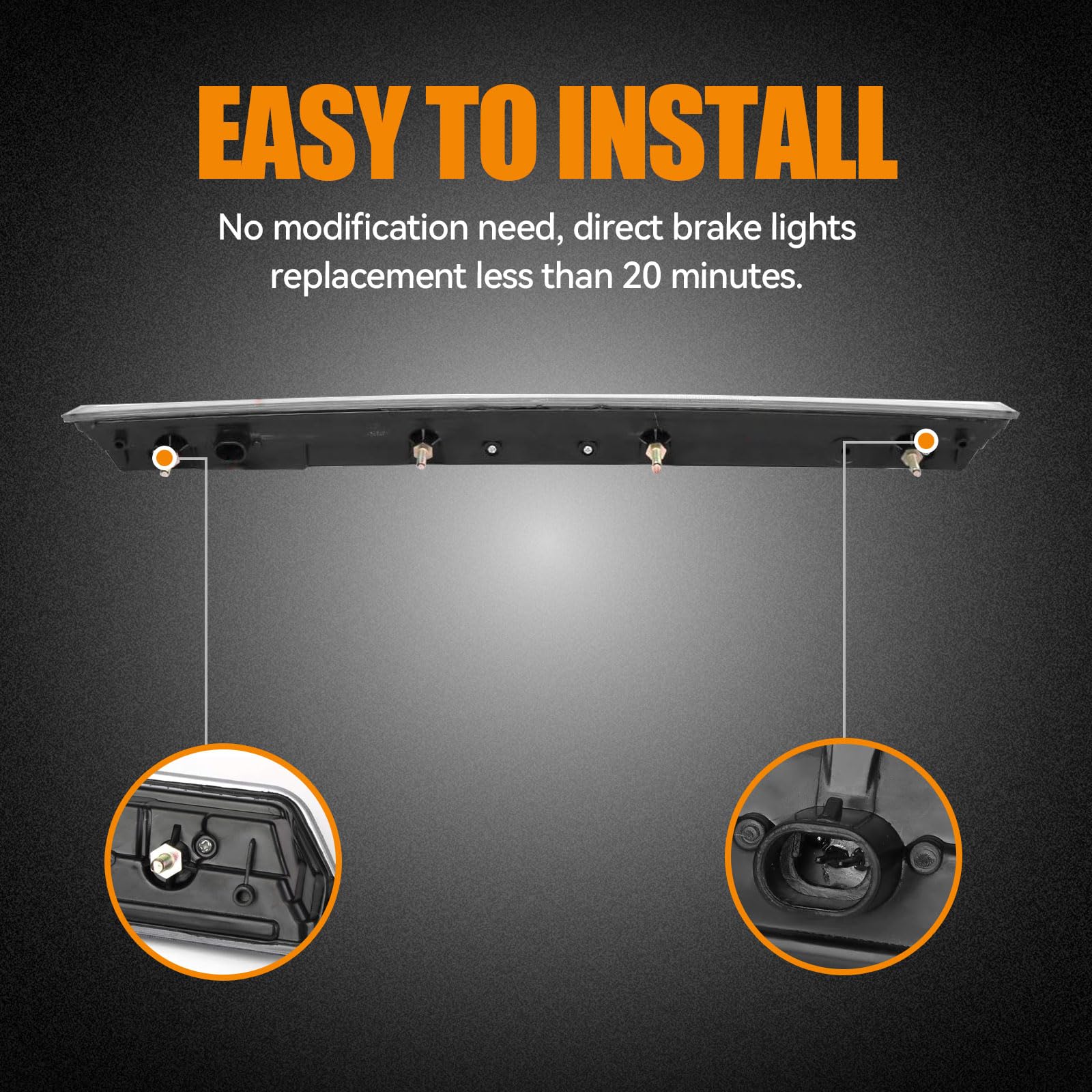 Cxdar side view with mounting hardware showing secure fit and durability