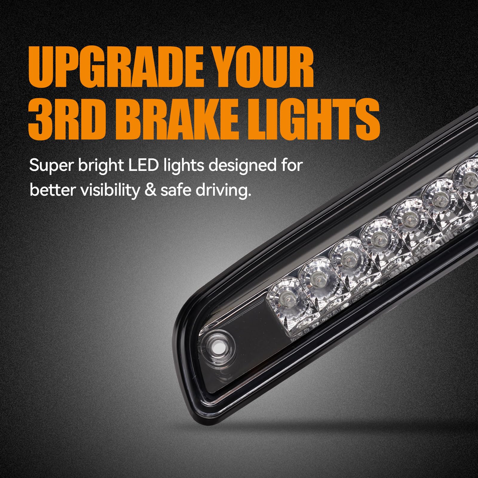 Cxdar LED module detail displaying bulb array and improved visibility benefit