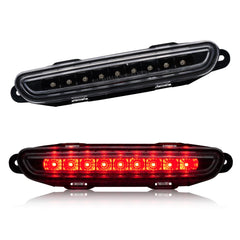 Cxdar front view of brake light showing exact fit and improved visibility