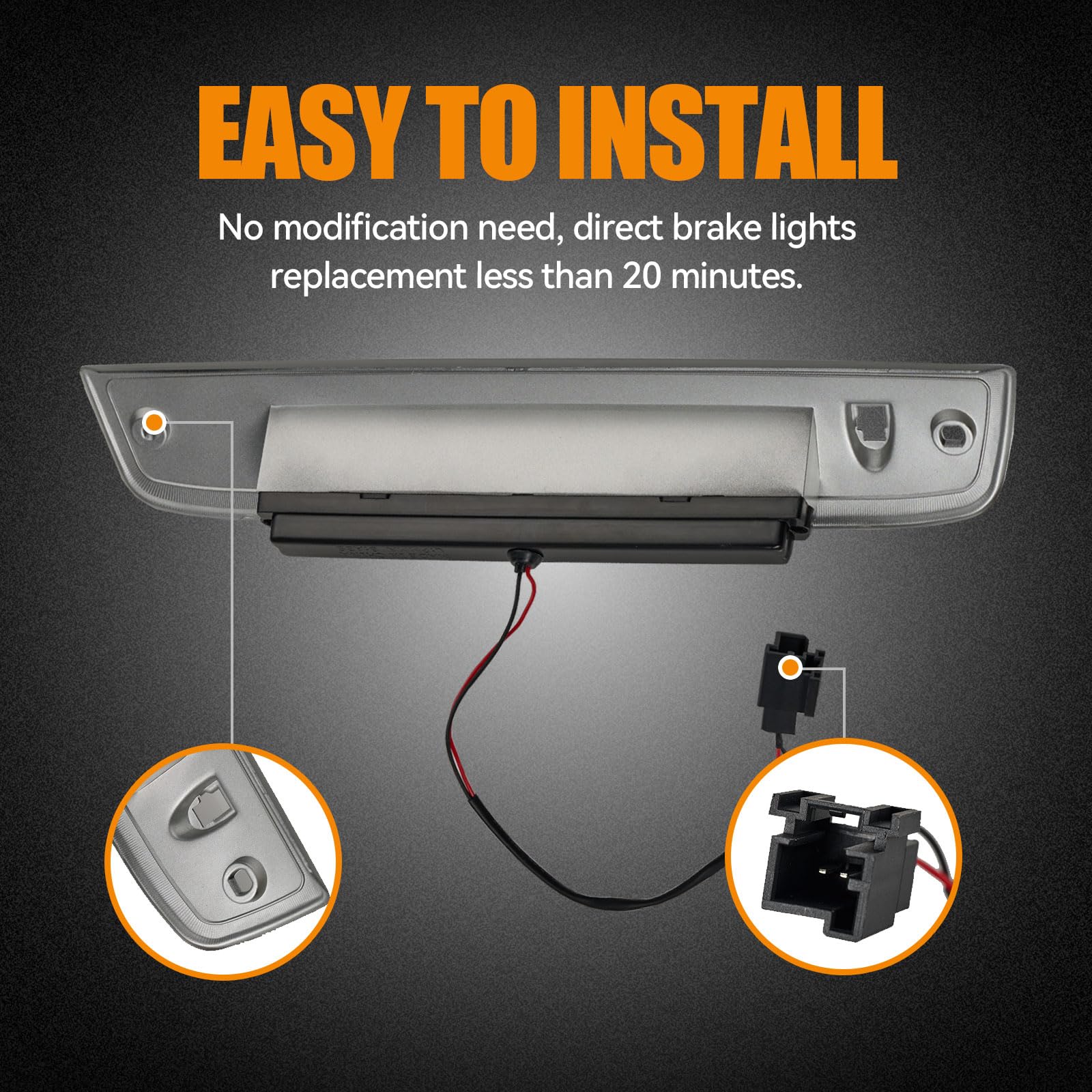 Cxdar wiring connector detail enabling plug-and-play installation benefit