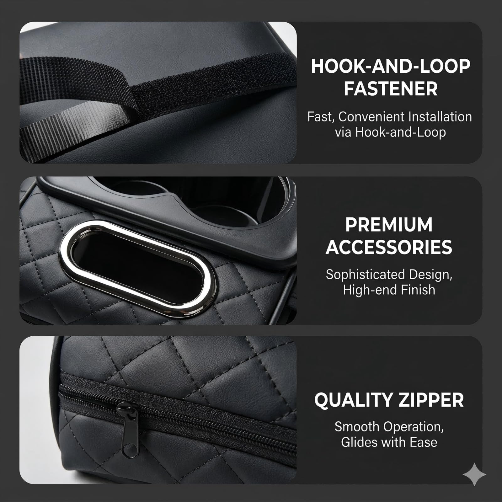 Cxprctpu side pockets holding phone and keys for easy reach