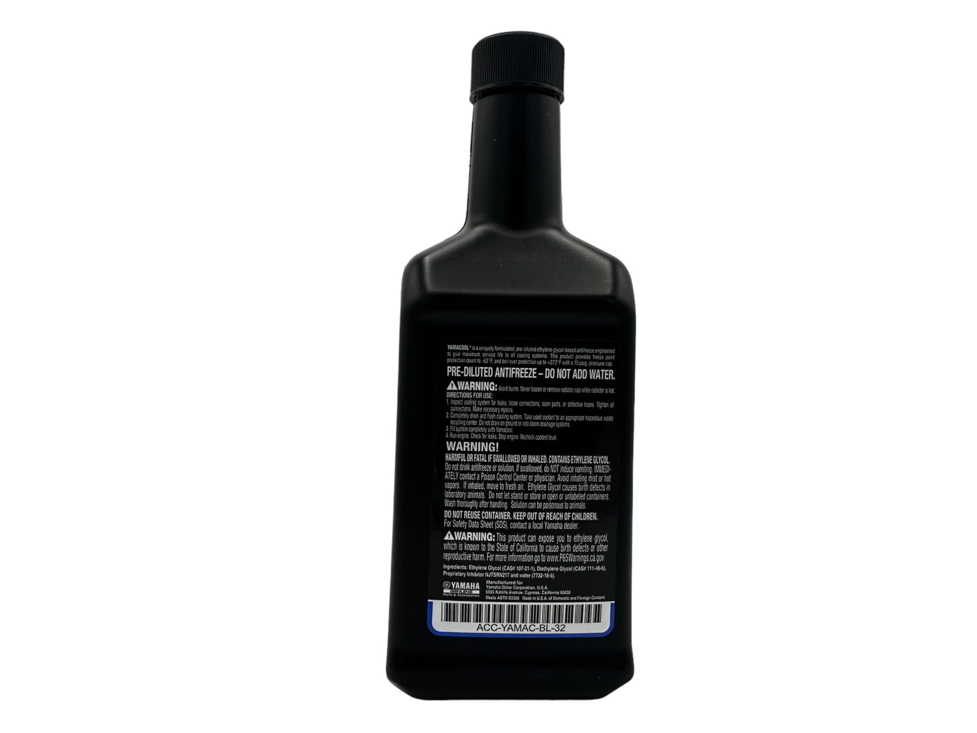 CYCLEMAX bottle cap and pour spout detail for controlled flow advantage