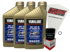 CYCLEMAX front packaging showing complete YZF-R7 oil change kit and convenience