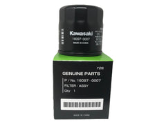 Cyclemax Kawasaki 16097-0007 oil filter close-up for trusted OEM fit