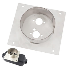 CYDZSW front view of mounting plate showing stable heater support
