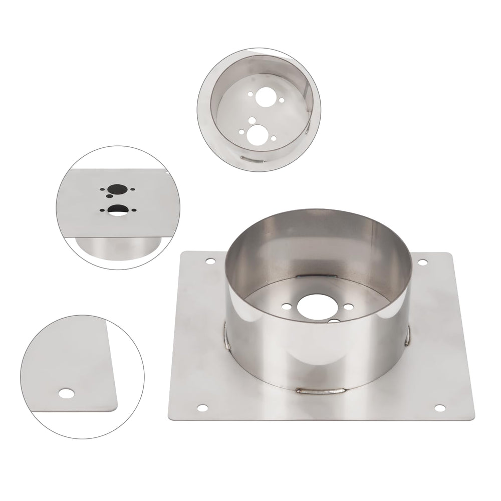 CYDZSW bracket installed in van floor reducing heater vibration