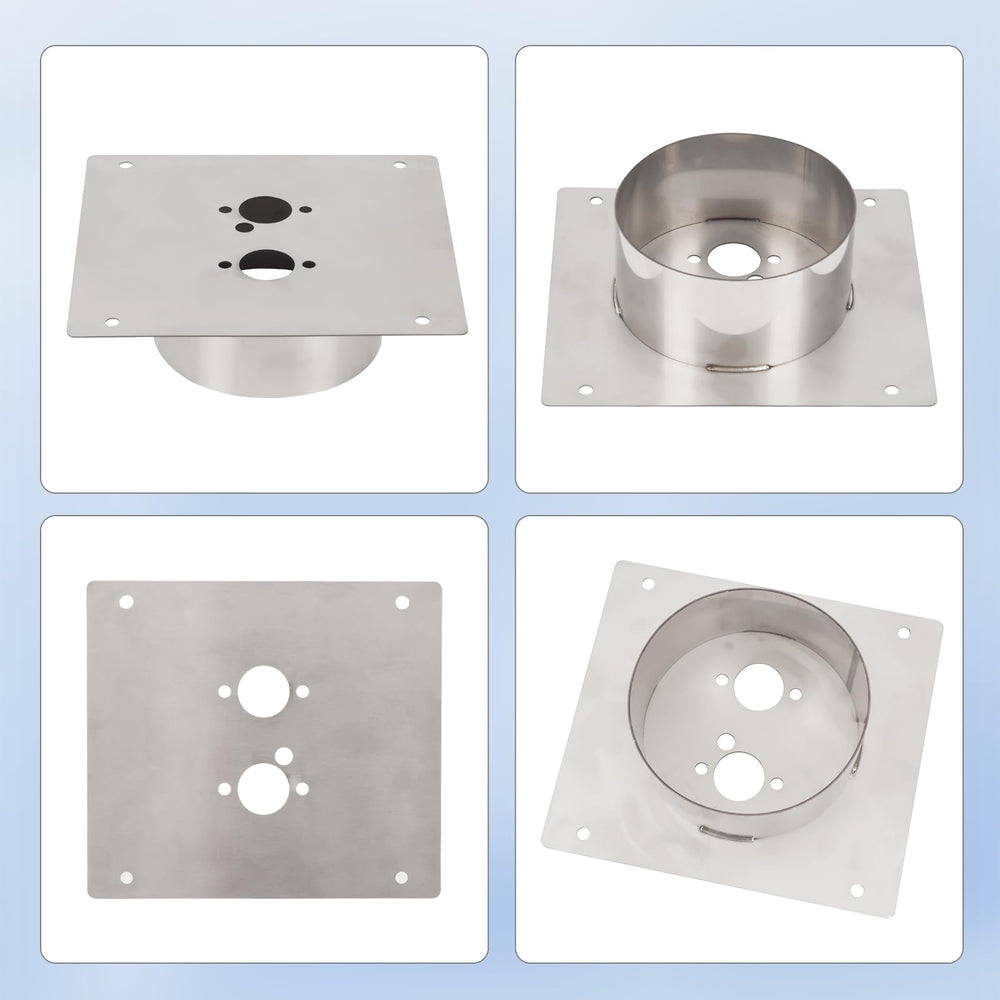 CYDZSW mounting plate beside a hand showing size and scale