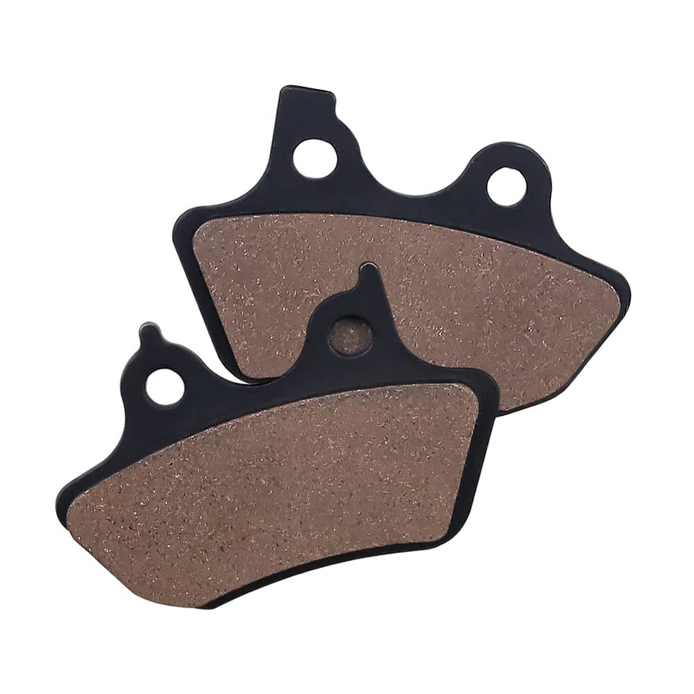 Cyleto brake pad next to measuring scale, confirming exact dimensions