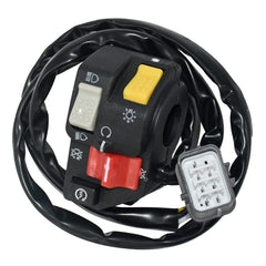 Cylinman front assembly showing starter and headlight controls for easy replacement