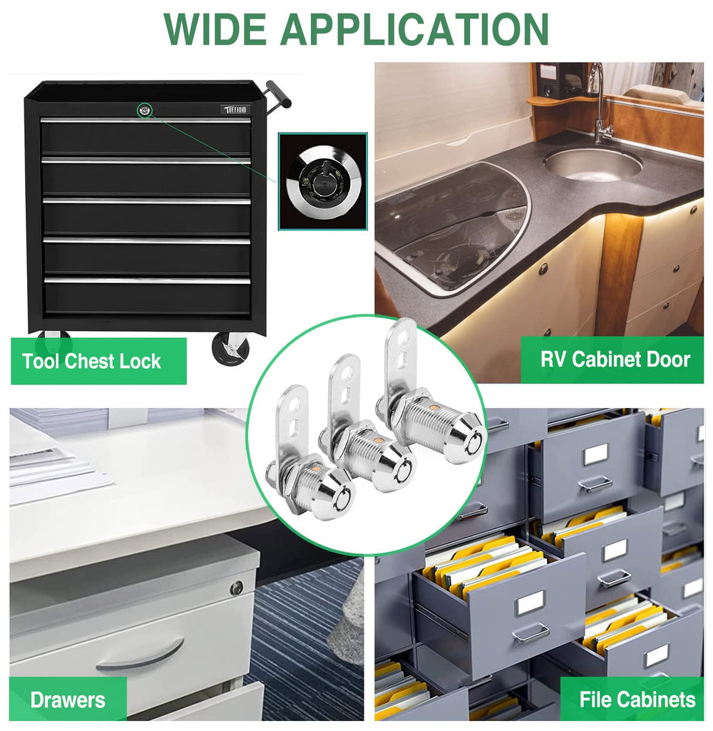 Cylinnda keys and hardware spread with spare keys for convenient access management