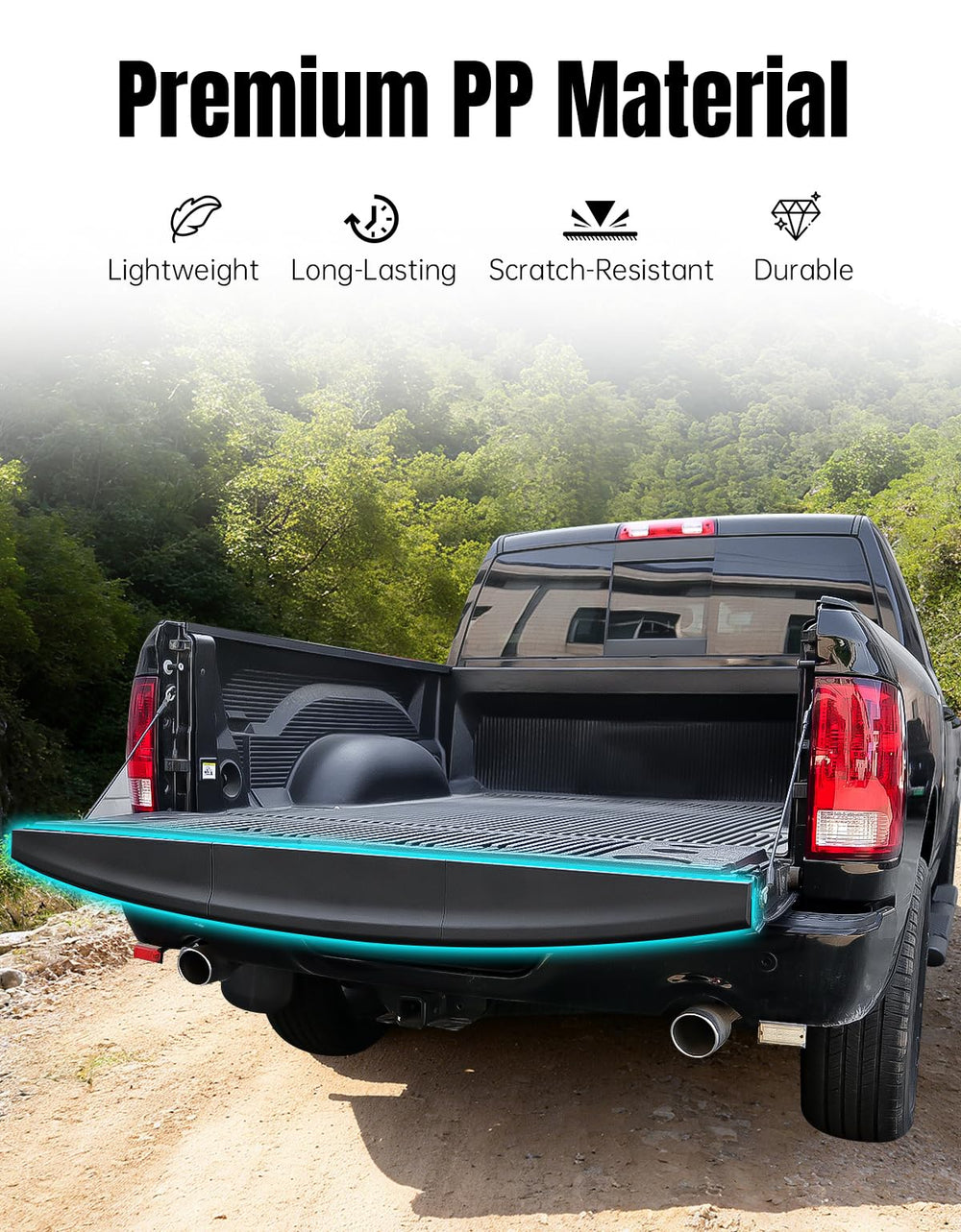 CYOOYC installed on Dodge Ram 1500 illustrating improved tailgate protection