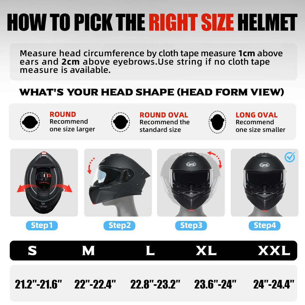 CYRIL helmet beside ruler for scale showing accurate sizing benefit