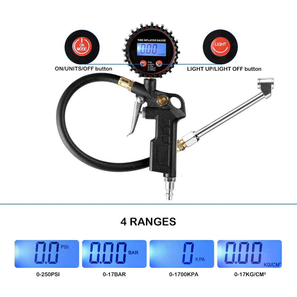 CZC AUTO dual head chuck detail accessing valve stems, easier valve reach benefit