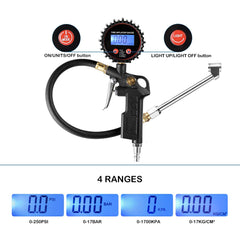 CZC AUTO dual head chuck detail accessing valve stems, easier valve reach benefit