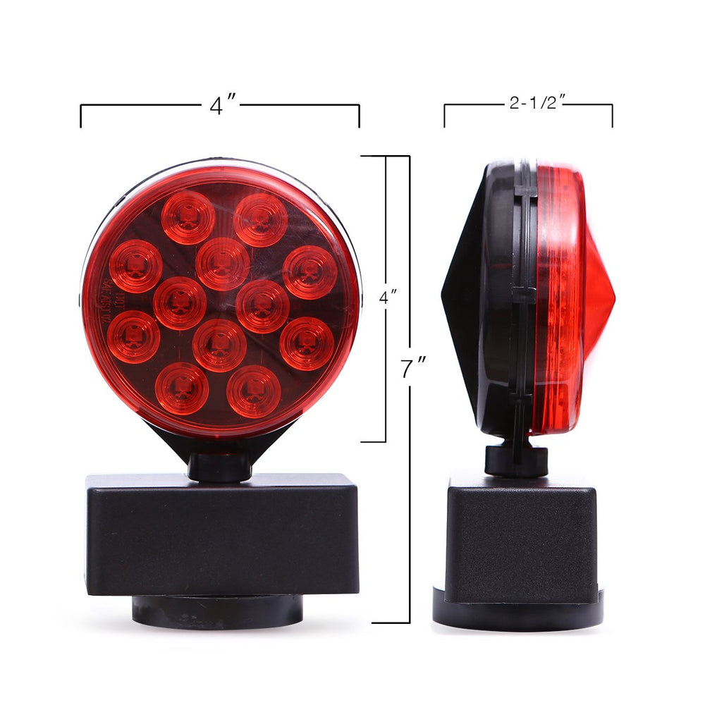 CZC AUTO detailed LED lens showing bright LEDs for clear stop and turn signaling