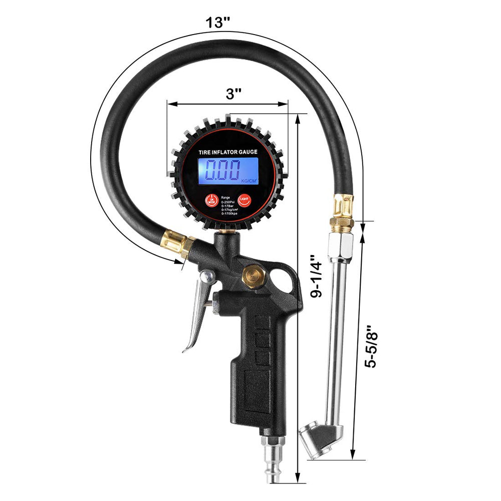 CZC AUTO packaging showing inflator and accessories included, ready-to-use benefit
