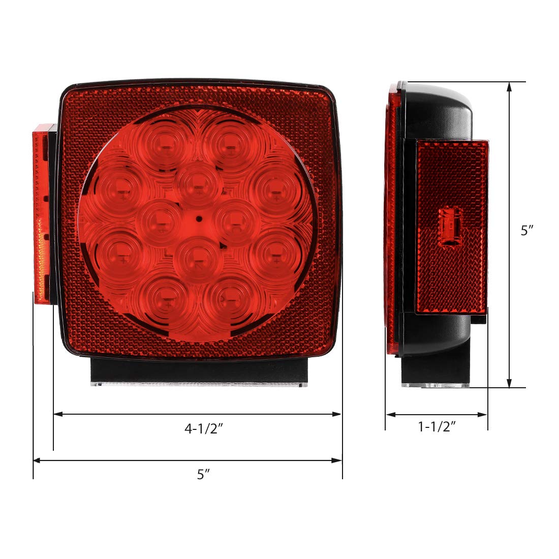 CZC AUTO side-mounted lamp showing low-profile installation benefit