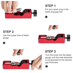 CZC AUTO side profile of the aluminum gap tool highlighting durable construction and grip