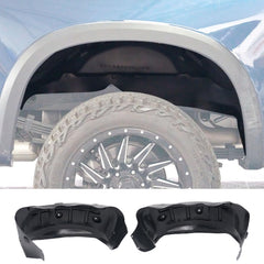 CZmenghe front view of wheel well guard showing full-arch protection and fit
