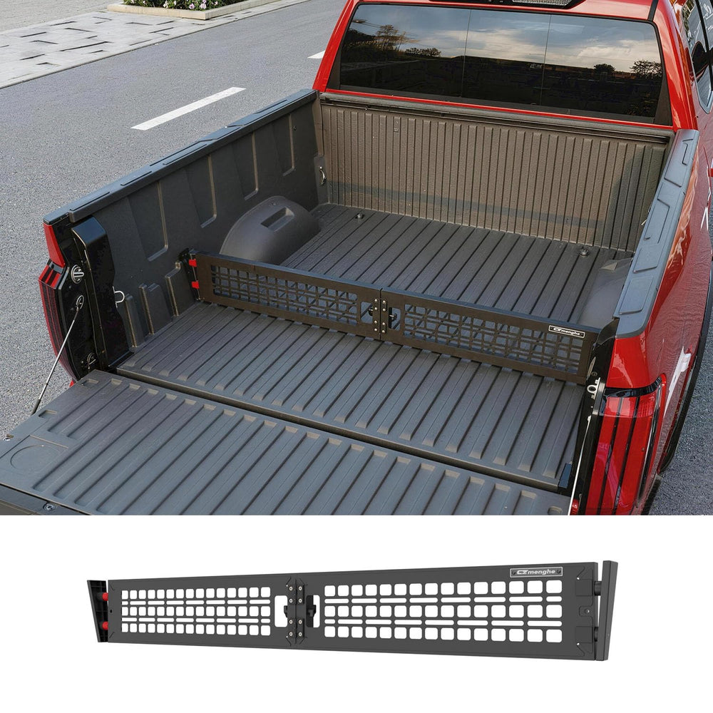 CZmenghe front view of divider showing precise fit and tidy cargo control