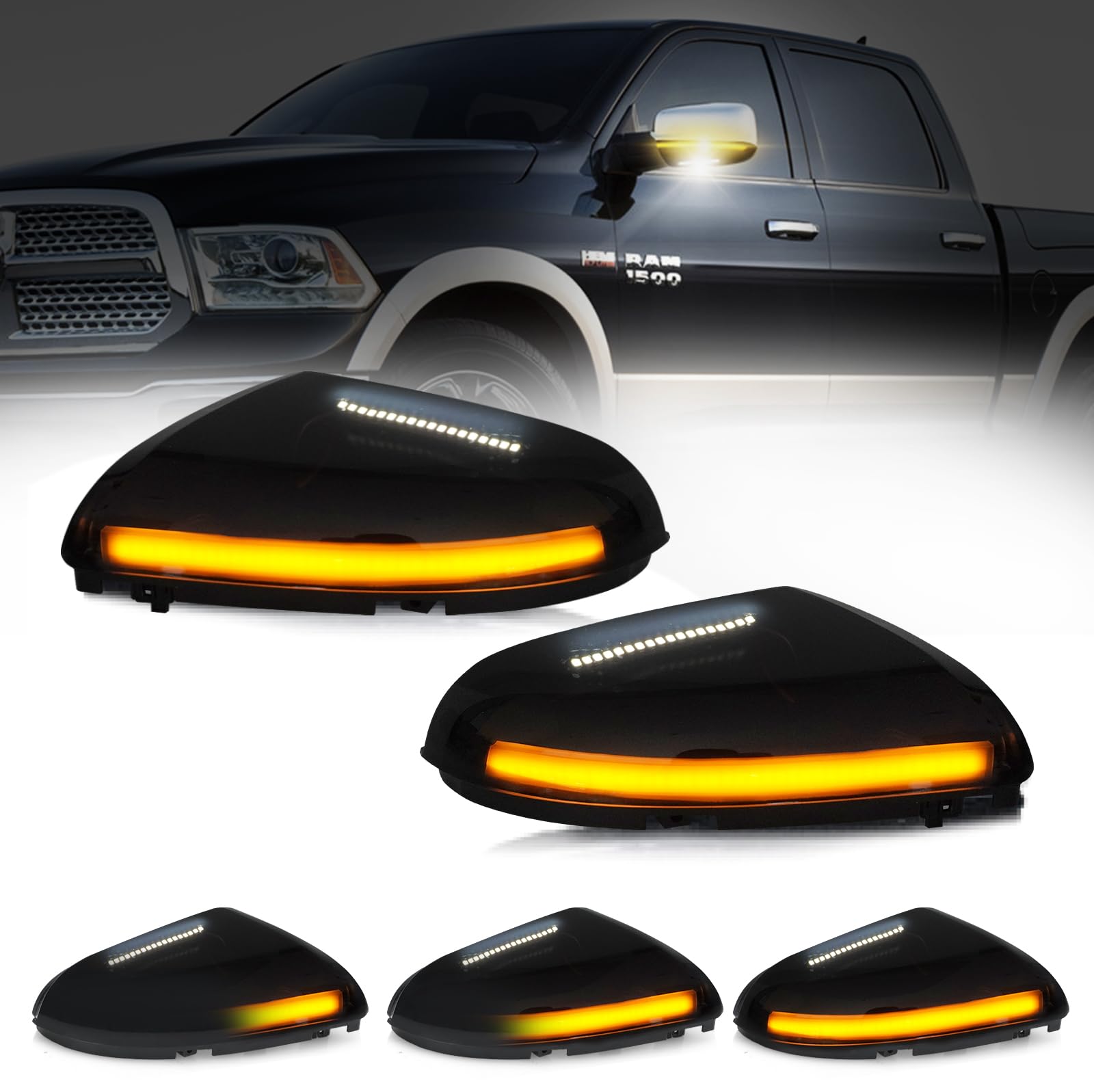 D-Lumina front assembly smoked lens shows sleek OEM upgrade and clearer signaling