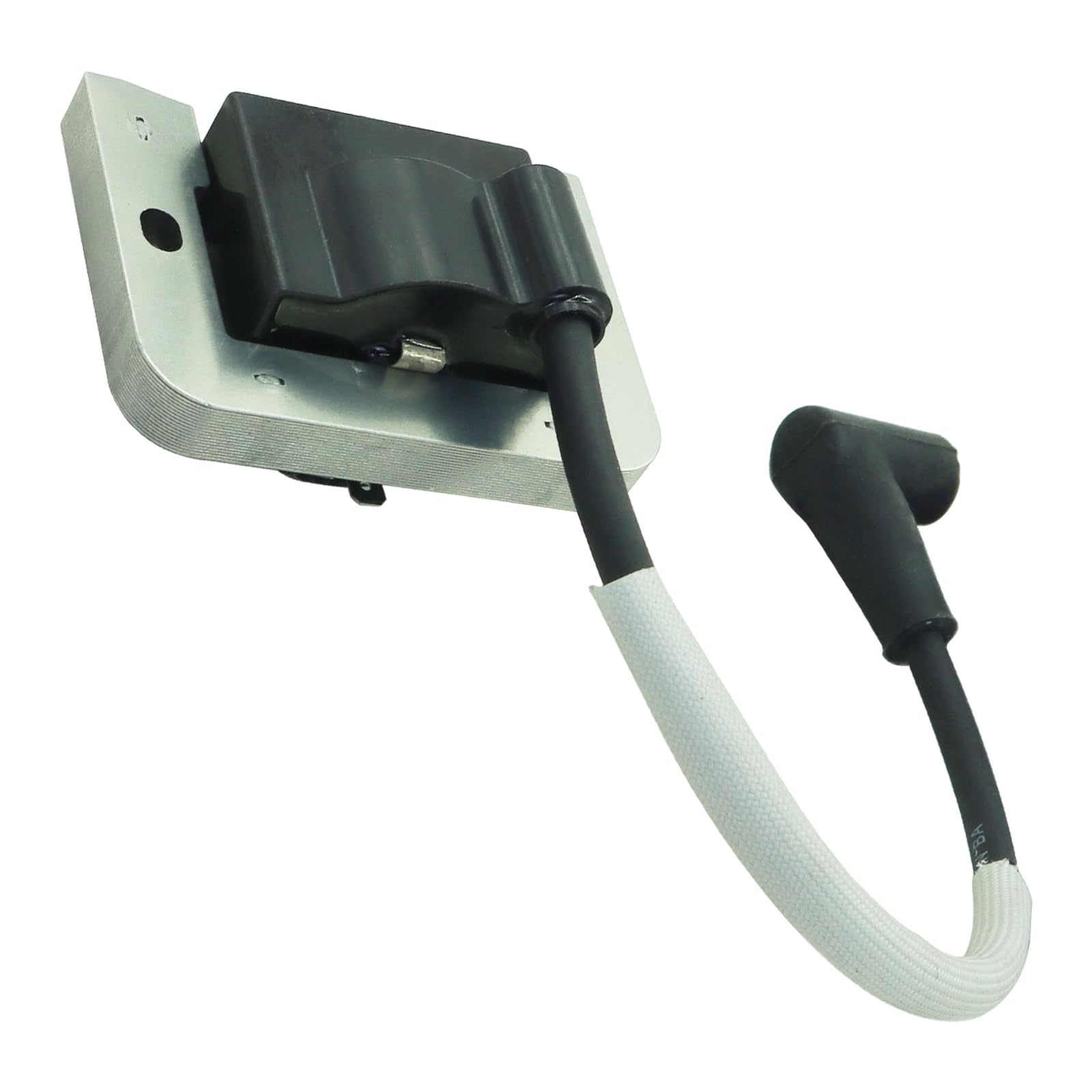 DABAZUALY ignition coil paired with spark plug demonstrating ready-to-install convenience