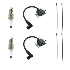 DABAZUALY front view of two ignition coil modules showing model compatibility