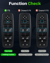 Dacall switch button layout detail highlighting responsive controls and AUTO buttons