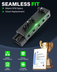 Dacall view of connector pins showing secure electrical contact and easy plug-in installation